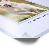 Gedenkstätte für männliche Hunde oder Katzen mit G Fotodruck (Ecke)