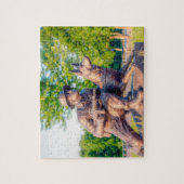 Gedenkstätte für Militärhunde Puzzle (Vertikal)