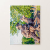 Gedenkstätte für Militärhunde Puzzle (Vertikal)