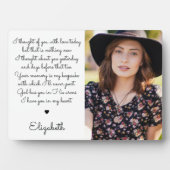 Gedenkstätte für moderne Fotos Fotoplatte (Vorderseite)