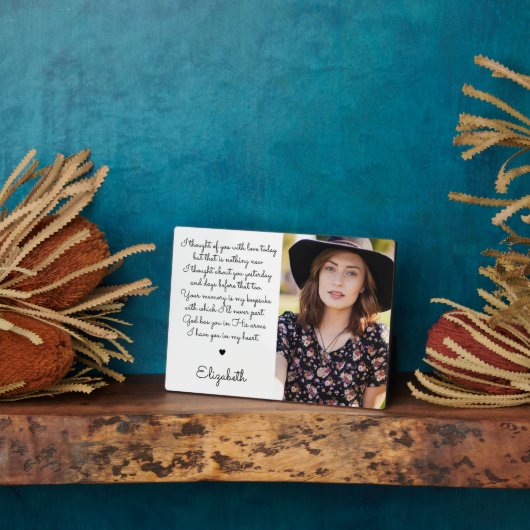 Gedenkstätte für moderne Fotos Fotoplatte (Seite)