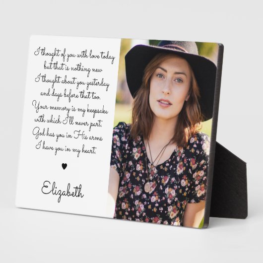 Gedenkstätte für moderne Fotos Fotoplatte (Seite)