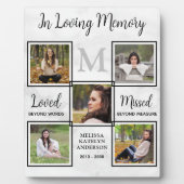 Gedenkstätte für personalisierte Erinnerungsfotogr Fotoplatte (Vorderseite)