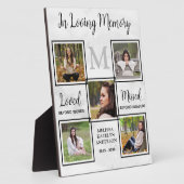 Gedenkstätte für personalisierte Erinnerungsfotogr Fotoplatte (Seite)