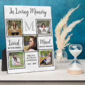 Gedenkstätte für personalisierte Erinnerungsfotogr Fotoplatte (Seite)