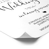 Gedenkstätte für Personalisierte Himmelsgedichte Poster (Ecke)