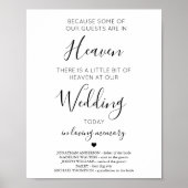 Gedenkstätte für Personalisierte Himmelsgedichte Poster (Vorne)