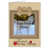 Gedenkstätte für personalisierte Hunde oder Katzen (Vorne)