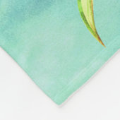 Gedenkstätte für personalisiertes Festleben Fleecedecke (Ecke)