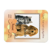Gedenkstätte für persönliche Hunde oder Katzen Magnet (Horizontal)