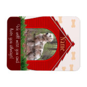 Gedenkstätte für persönliche Hunde - Red Dog House Magnet (Horizontal)