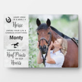 Gedenkstätte für Pferde Fotoplatte (Vorderseite)