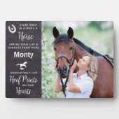 Gedenkstätte für Pferde im Herzen Fotoplatte (Vorderseite)