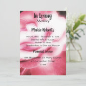 Gedenkstätte für Rosen / Ankündigung (Stehend Vorderseite)