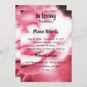 Gedenkstätte für Rosen / Ankündigung (Vorne/Hinten)