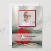 Gedenkstätte für Rote Perlen Einladung (Vorderseite)