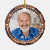 Gedenkstätte für rustikale Erinnerungen Personalis Keramik Ornament (Vorne)