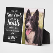 Gedenkstätte für Rustikale Schwarzholzpferde | FOT Fotoplatte (Seite)