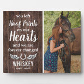 Gedenkstätte für Rustikales Pferd | FOTO Fotoplatte (Vorderseite)