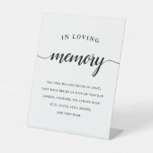 Gedenkstätte für Schwarz-Weiß-Kalligrafie Sockelschild (Vorderseite)