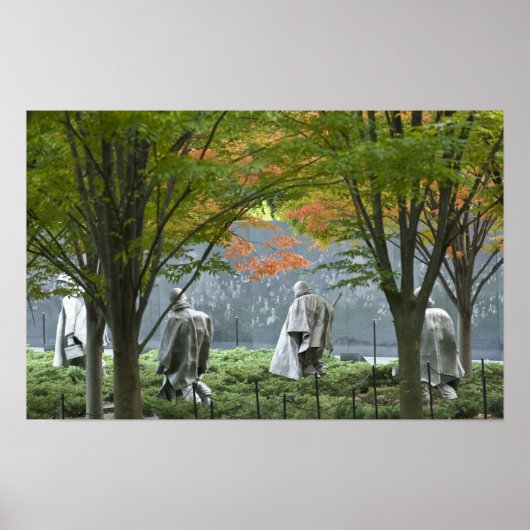 Gedenkstätte für Veteranen des Koreakrieges Poster (Vorne)
