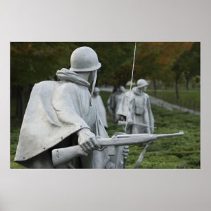 Gedenkstätte für Veteranen des Koreakrieges Poster