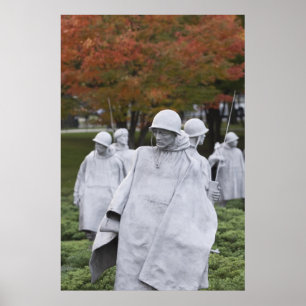 Gedenkstätte für Veteranen des Koreakrieges Poster