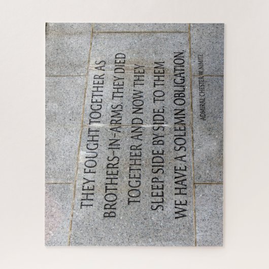 Gedenkstätte für Veteranen des Zweiten Weltkriegs Puzzle (Vertikal)
