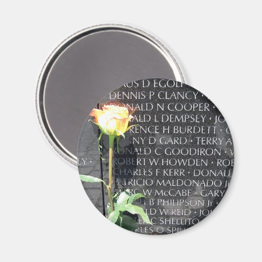 Gedenkstätte für vietnam magnet (Vorderseite/Rückseite)