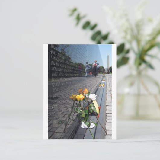 Gedenkstätte für vietnam postkarte (Stehend Vorderseite)