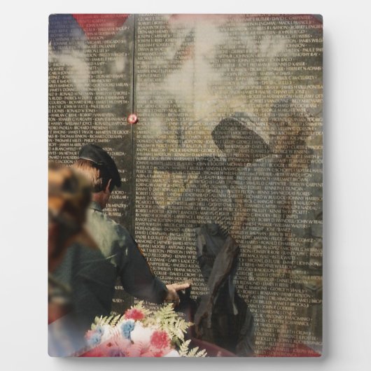 Gedenkstätte für Vietnamveteranen Fotoplatte (Vorderseite)