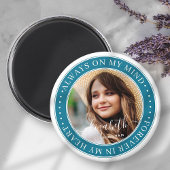 Gedenkstätte immer im Kopf Elegantes Foto Magnet