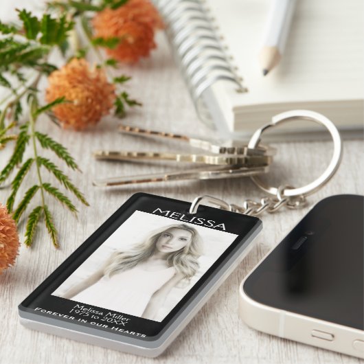 Gedenkstätte | Keepake-Geschenk Schlüsselanhänger (Vorderseite rechts)