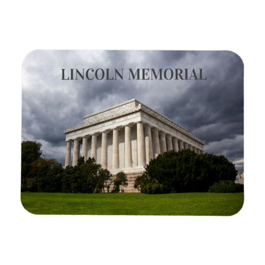 Gedenkstätte Lincoln, National Mall und Memorial Magnet (Horizontal)
