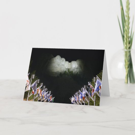 Gedenkstätte Moschmore - Abend-Beleuchtung - Karte (Vorderseite)