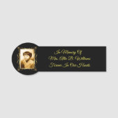 Gedenkstätte Namensschild (Vorderseite)