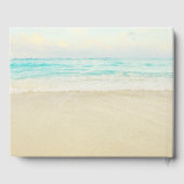 Gedenkstätte oder Beerdigung am Strand Gästebuch (Rückseite)