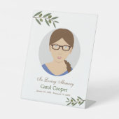 Gedenkstätte oder Beerdigung der Olive Branch Foto Sockelschild (Vorderseite)