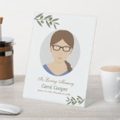 Gedenkstätte oder Beerdigung der Olive Branch Foto Sockelschild (In SItu)