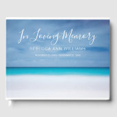 Gedenkstätte oder Beerdigung des Beach Ocean Foto Gästebuch (Vorderseite)