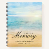 Gedenkstätte oder Beerdigung Strand Notizblock (Vorderseite)