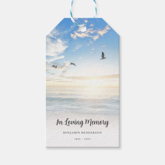 Gedenkstätte oder Beerdigung von Beerdigungen Geschenkanhänger (Vorderseite)