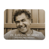 Gedenkstätte oder Beerdigung von Fotos Magnet (Horizontal)