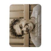 Gedenkstätte oder Beerdigung von Fotos Magnet (Vertikal)