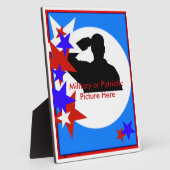 Gedenkstätte Patriotic Plaque Fotoplatte (Seite)