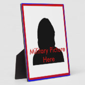 Gedenkstätte Patriotic Plaque Fotoplatte (Seite)