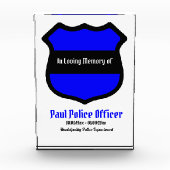 Gedenkstätte St. Michael's Shield Fotoblock (Vorderseite)