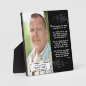 Gedenkstätte steht nicht an meinem Grab und am Wee Fotoplatte (Vorderseite)