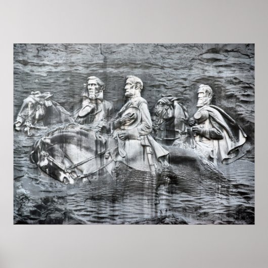 Gedenkstätte Stone Mountain Georgia Poster (Vorne)