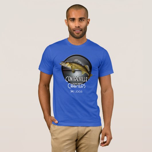 Gedenkstätte Walleye Pike, Wasser und Mond T-Shirt (Vorne ganz)